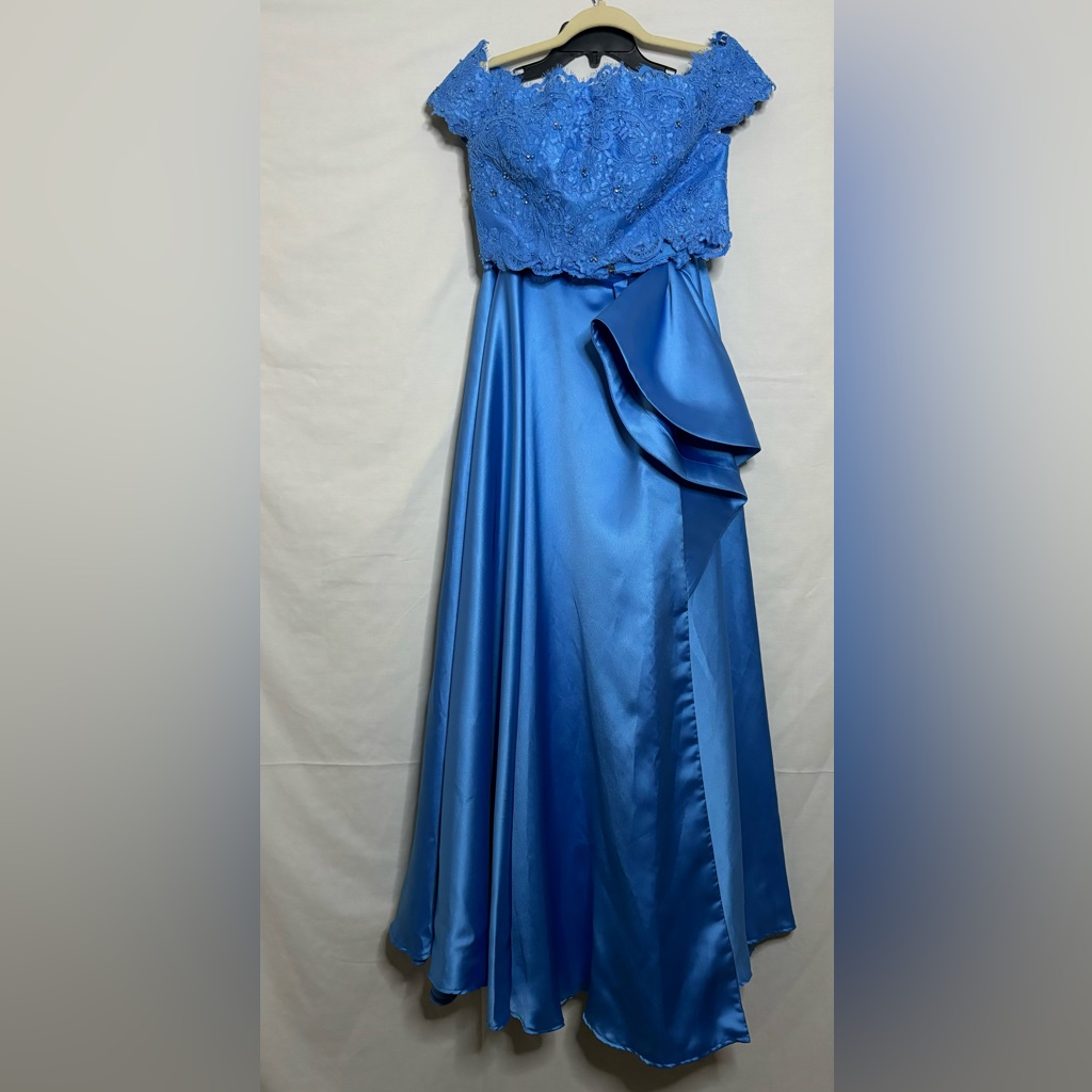 Sherri Hill Baby Blue Prom Dress Size Small